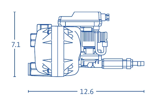 BEKOMAT 14 CV — dessin technique coté