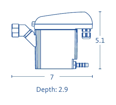 BEKOMAT 32 — dessin technique coté