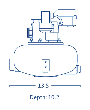 BEKOMAT 6 E 25 — dessin technique coté