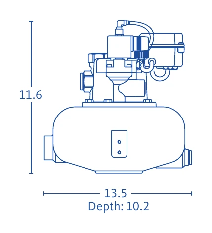 BEKOMAT 6 CO EX — dessin technique coté