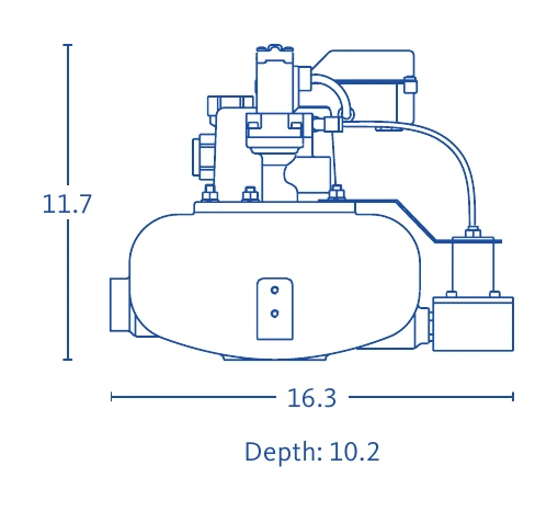 BEKOMAT 6 CO NLV — dessin technique coté