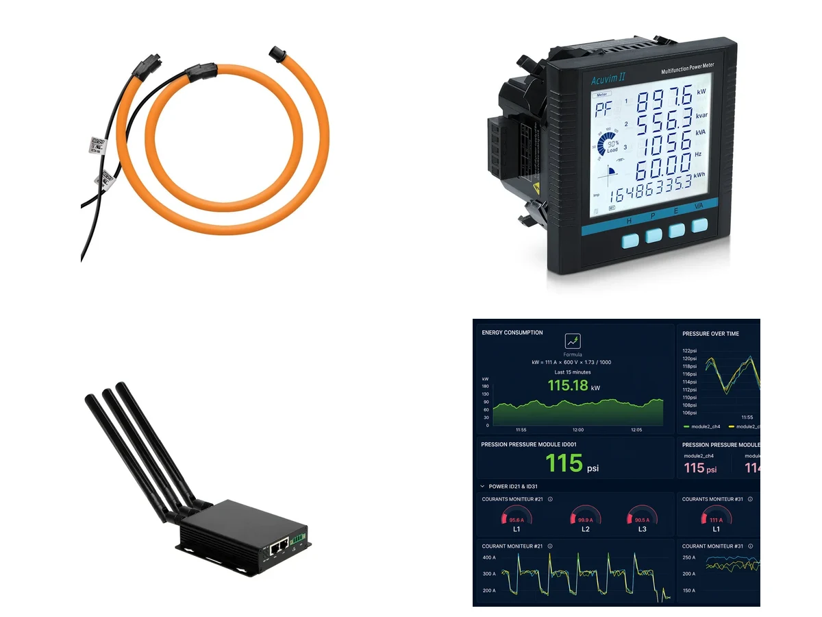 Kit ONYX-RUN — preuve de marche et courant des compresseurs